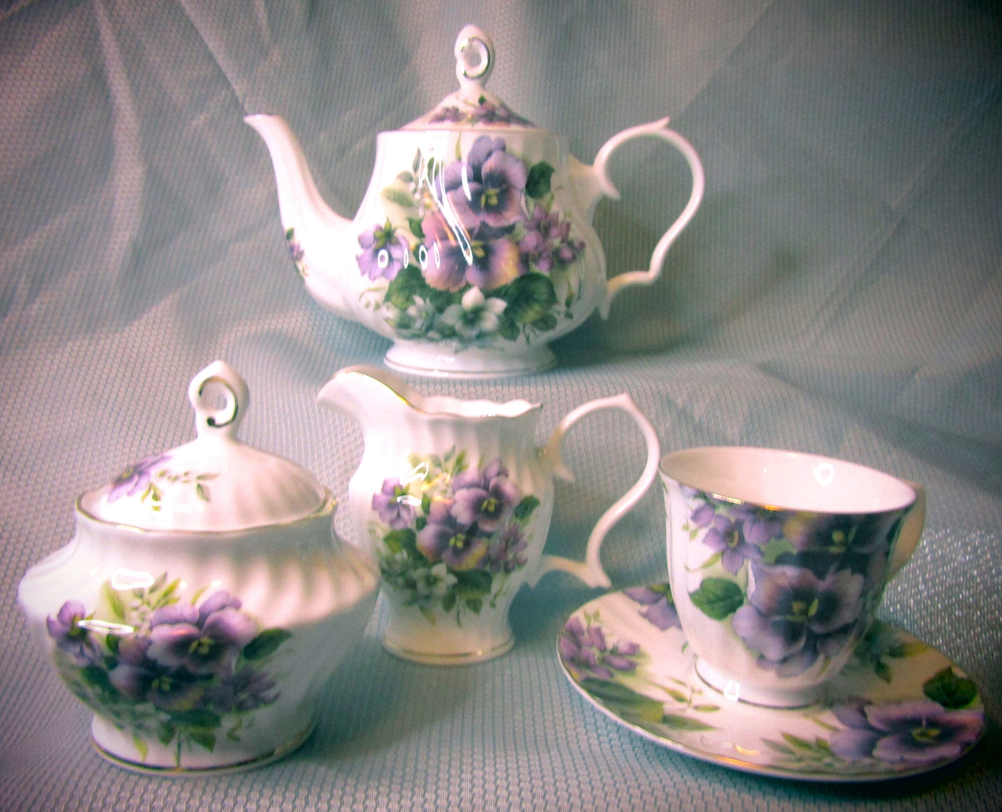 Pansy Tea Set